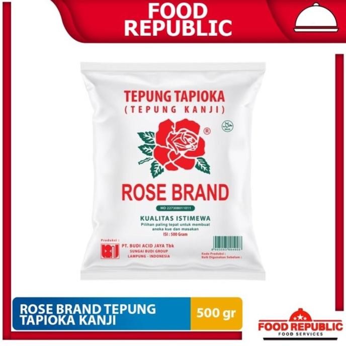 

Terlaris Rose Brand Tepung Tapioka 500 Gr Tepung Kanji Aci Pati