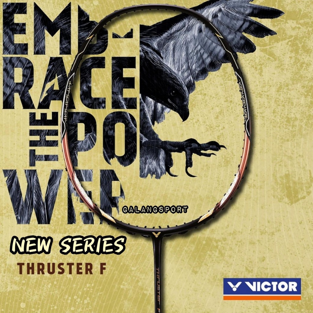 RAKET BADMINTON VICTOR THRUSTER F FALCON 30 LBS TERBARU