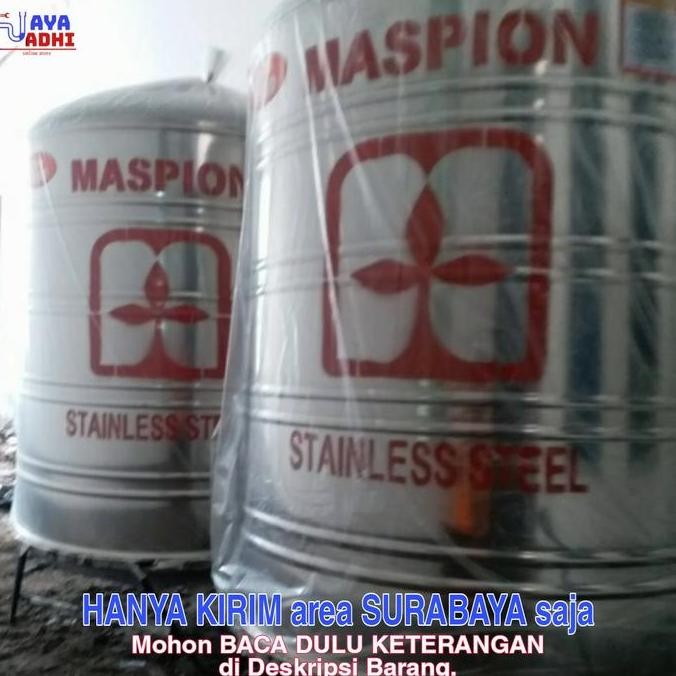 TERBARU - Tangki /Tandon Air Maspion T-1500 Toren Stainless