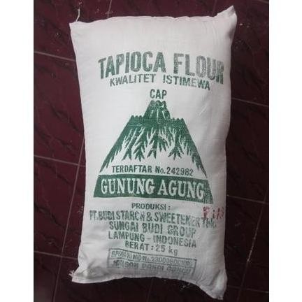 

Terlaris Tepung Tapioka Pati Kanji Gunung Agung Bungkusan 1 Kg
