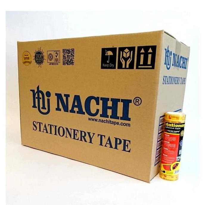 

(Dus) Nachi Selotip Stationery Nachi Yellow 12 mm x 10 yard