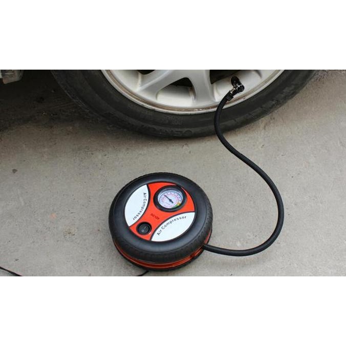 TERBARU - Pompa Listrik Ban Mobil Air Compressor Car Portable / pompa elektrik