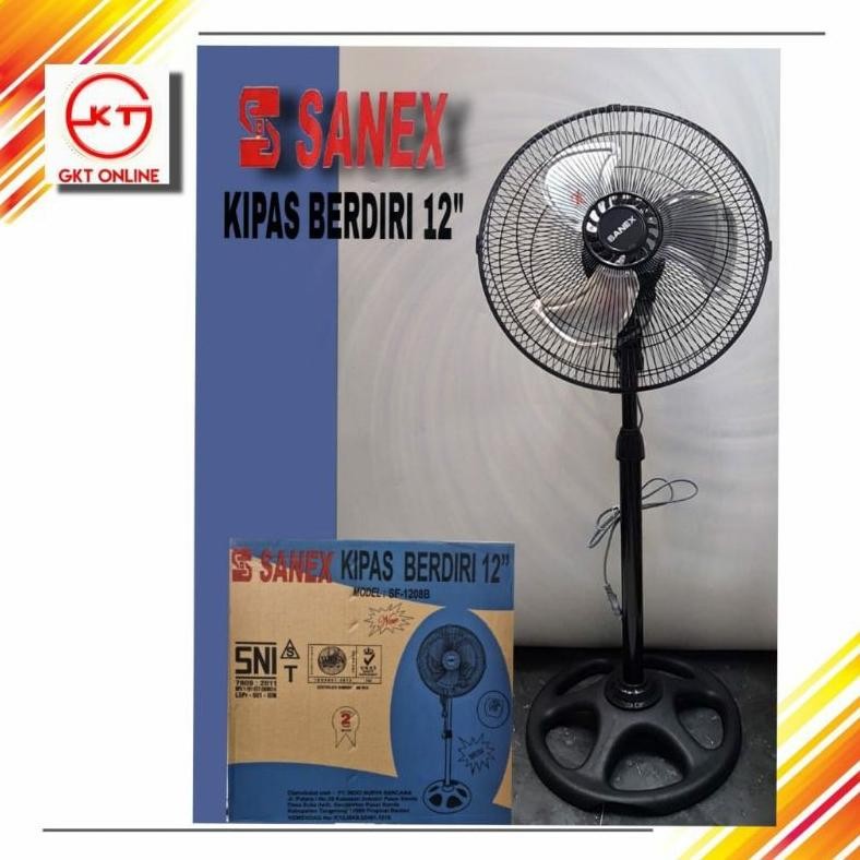 Kipas Angin Berdiri Sanex 12 Inch / Stand Fan Sanex / Kipas Berdiri