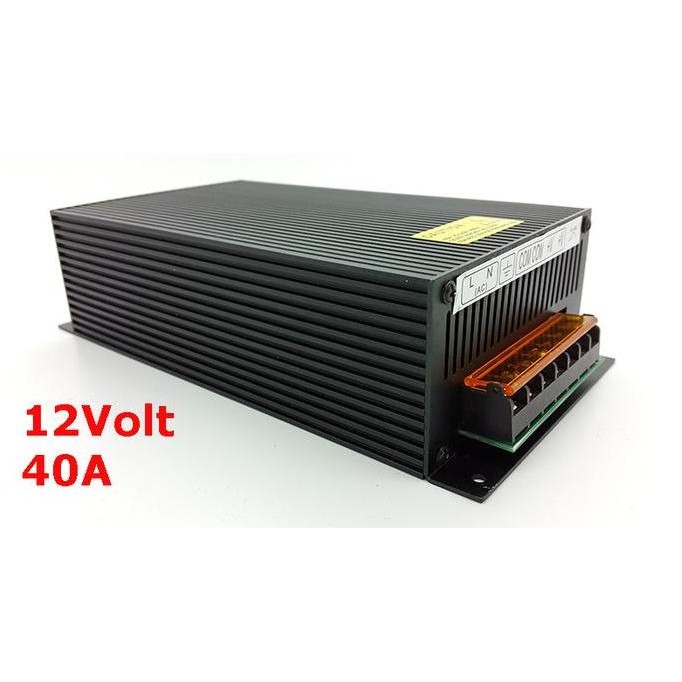 Power Supply 12V 40A (Adaptor) Switching 12V (12 Volt) 40 Ampere Berkualitas