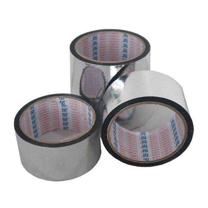 ] Lakban isolasi aluminium AC Metalizing metalized Duct Tape