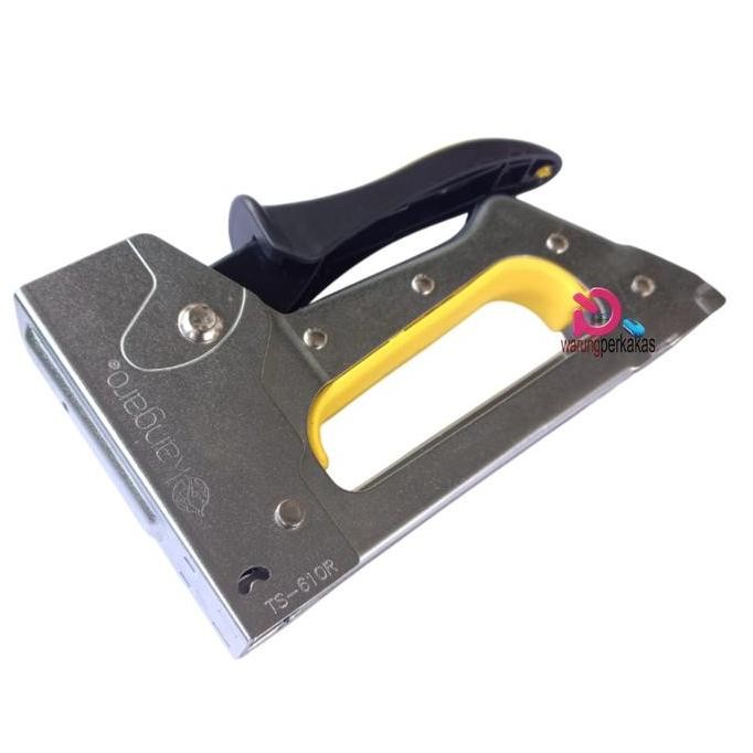 

TERMURAH - KANGARO Stapler TS610R - Kangaro Body Besi - Untuk Dekorasi Pasang Jok Laminating Buku - Stationery hekter kayu Binder staples tembak KANGARO