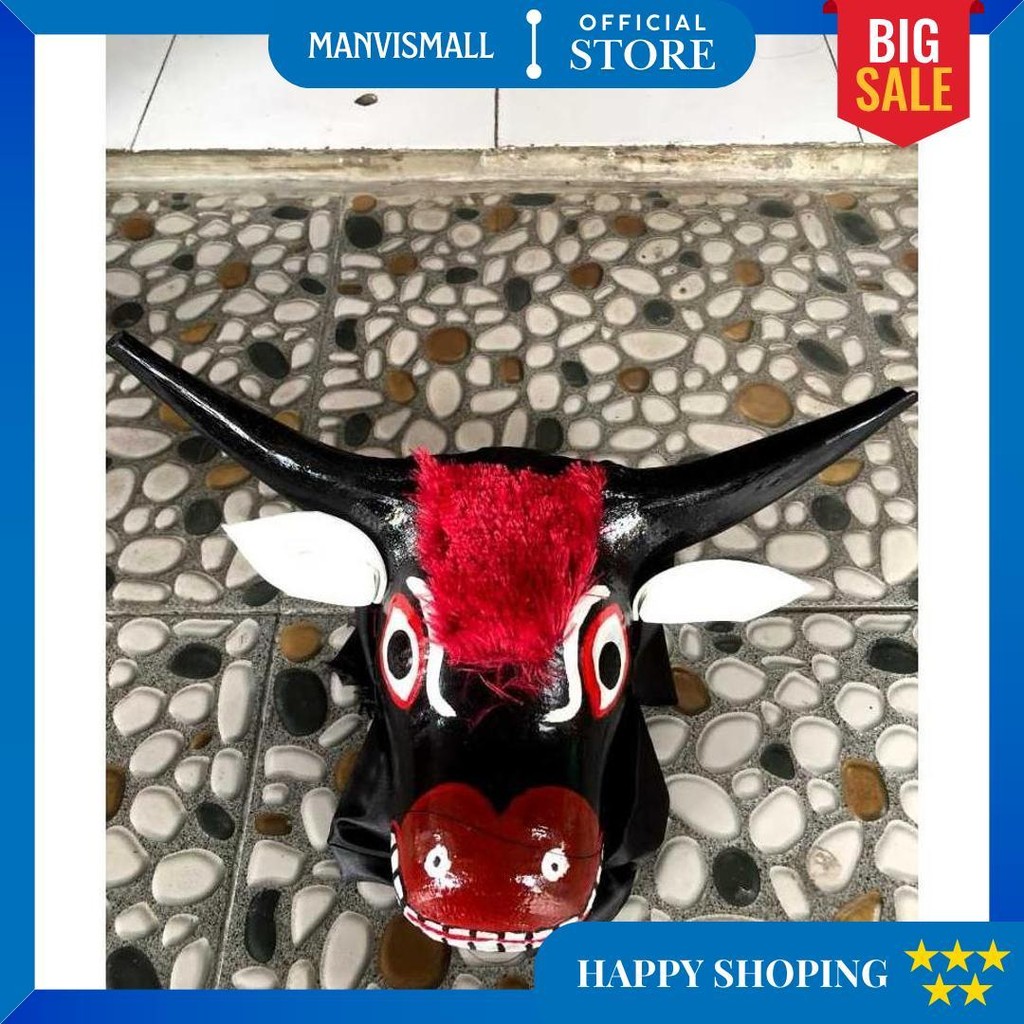 Siap Kirim [Wwr] Bantengan, Bantengan Kayu Kecil, Bantengan Kemul Panjang Baru