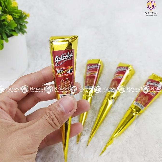 favorit] Golecha Henna Paste Maroon Henna Pengantin Nail Art Pacar Kuku Oleh Oleh Haji Umroh