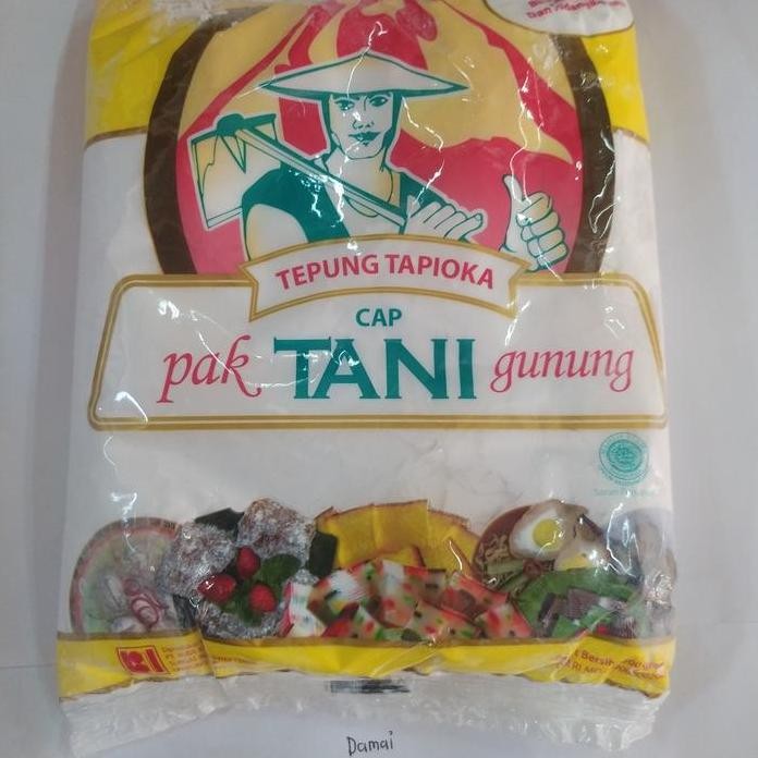 

Terlaris Tepung Tapioka Kanji Cap Pak Tani Gunung 500Gr