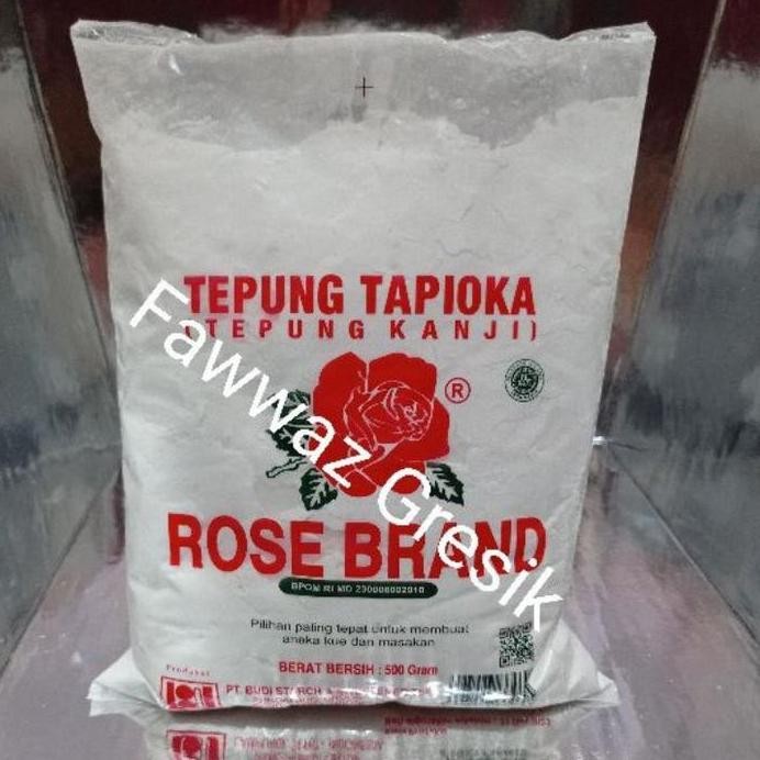 

Terlaris Tapioka Tepung Kanji Rose Brand 500 Gr