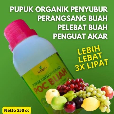 

Terlaris Pupuk Booster Pelebat Buah / Pupuk Organik Cair Tanaman Buah Dan Sayur