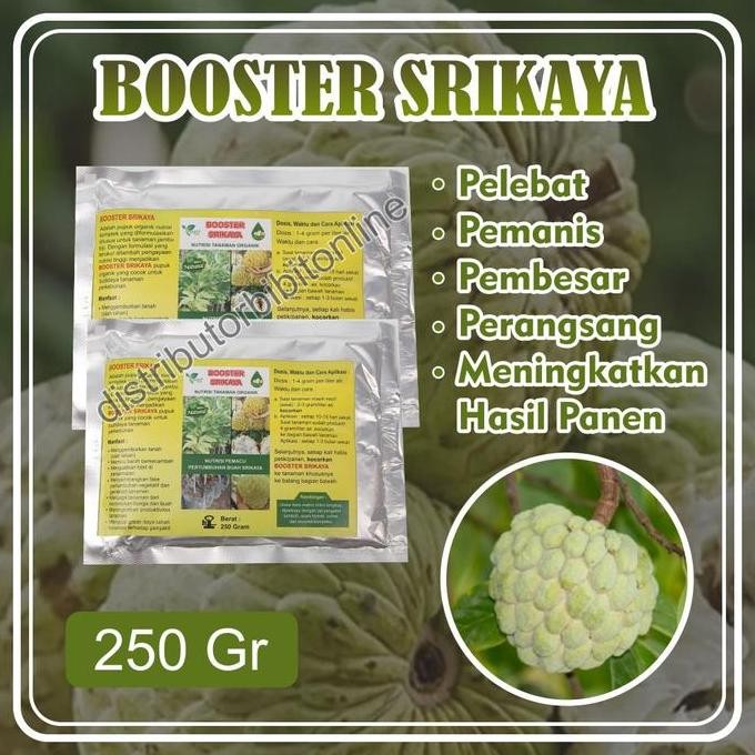 

Terlaris Pupuk Organik Booster Srikaya Pelebat Cepat Berbuah