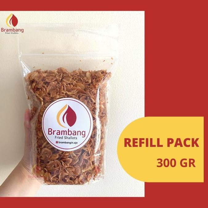 

BRAMBANG Bawang Goreng Premium Refill Pack 300gram