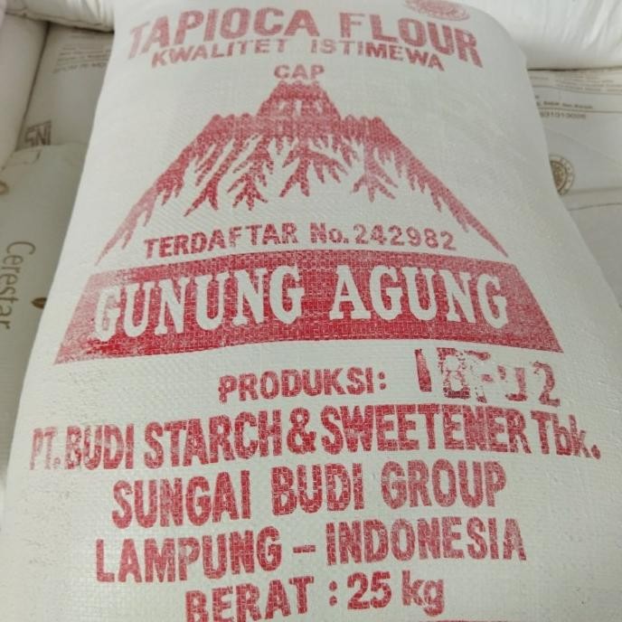 

Terlaris Tepung Tapioka / Kanji Gunung Agung 1 Sak 25 Kg Only Grab & Gojek Bdg