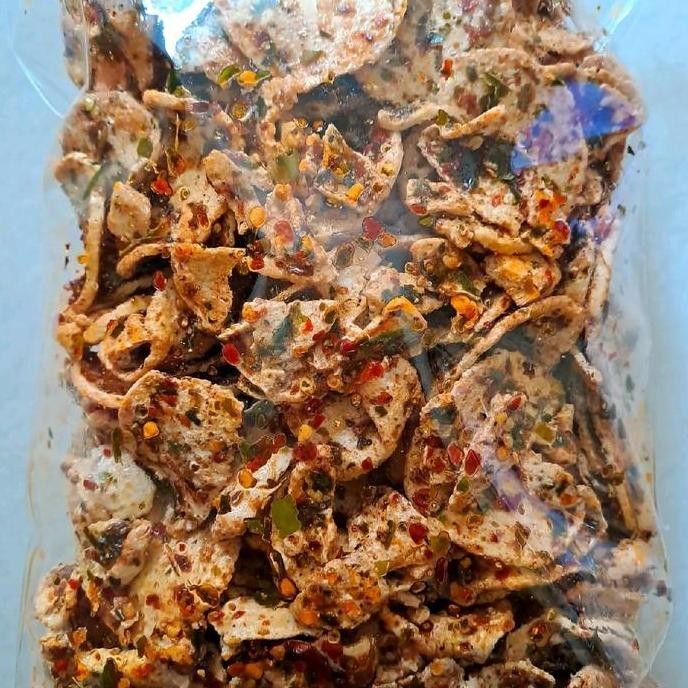 

Basreng Pipih Premium Pedas Daun Jeruk 1Kg Food Snacks Goreng Cemilan