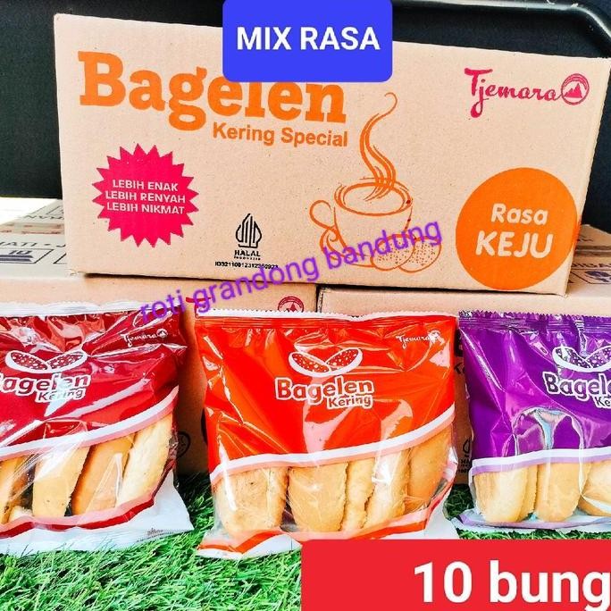 

Bagelen tjemara mix 3 rasa per dus isi 10 bks Rendah lemak Cokelat Kering Cemilan