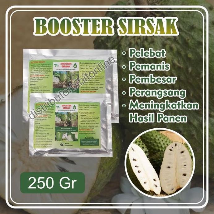 

Terlaris Pupuk Organik Booster Sirsak Pelebat Cepat Berbuah