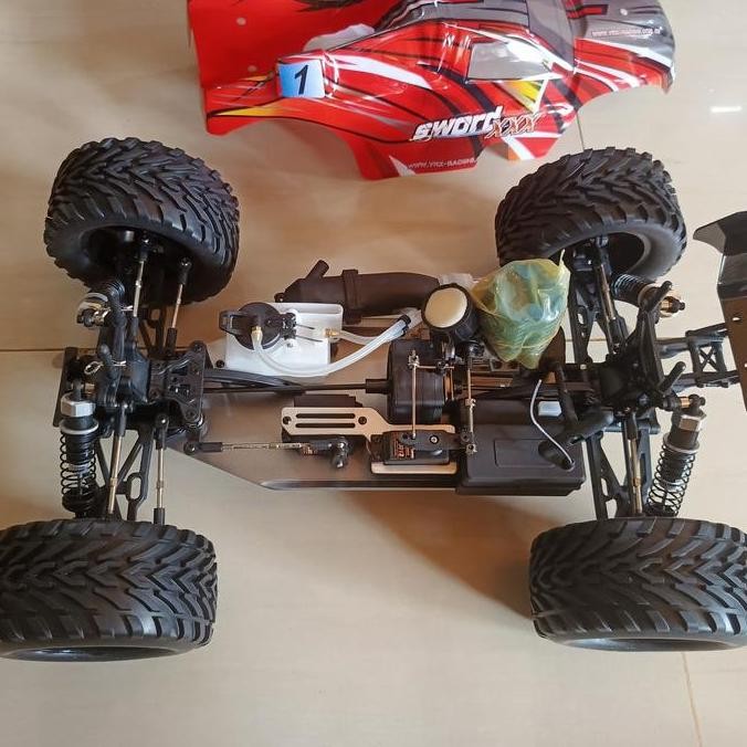 Spesial Rc Car Vrx Truggy Nitro Rtr 1/10 2 Speed