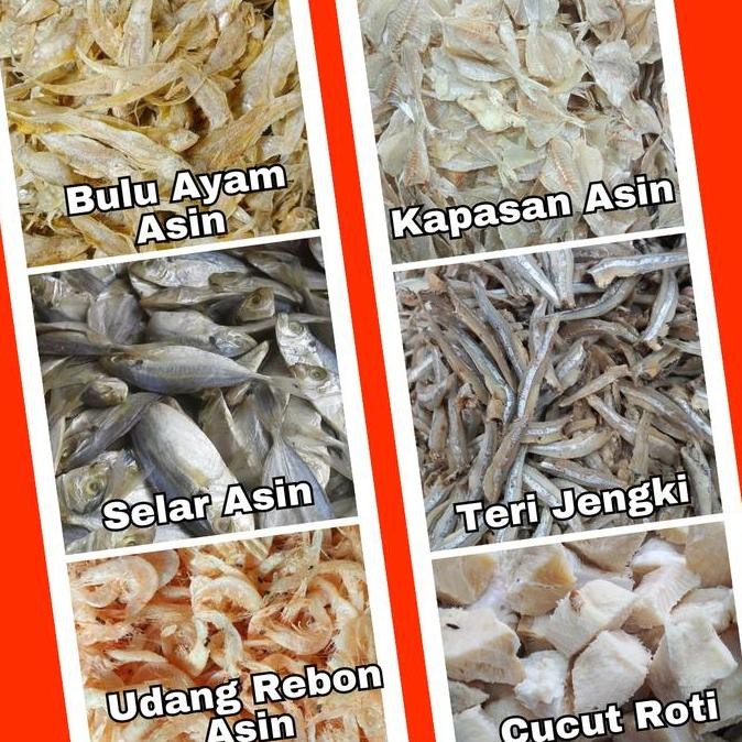 

Aneka Ikan Asin 250 Gram Kemasan Vakum Kering
