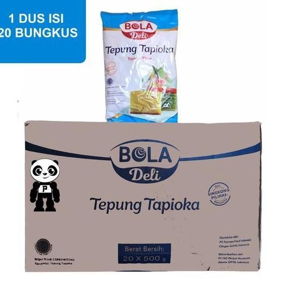 

Terlaris Bola Deli Tepung Tapioka 1 Karton Isi 20 Bungkus X 500G Tapioca Flour Tepung Kanji