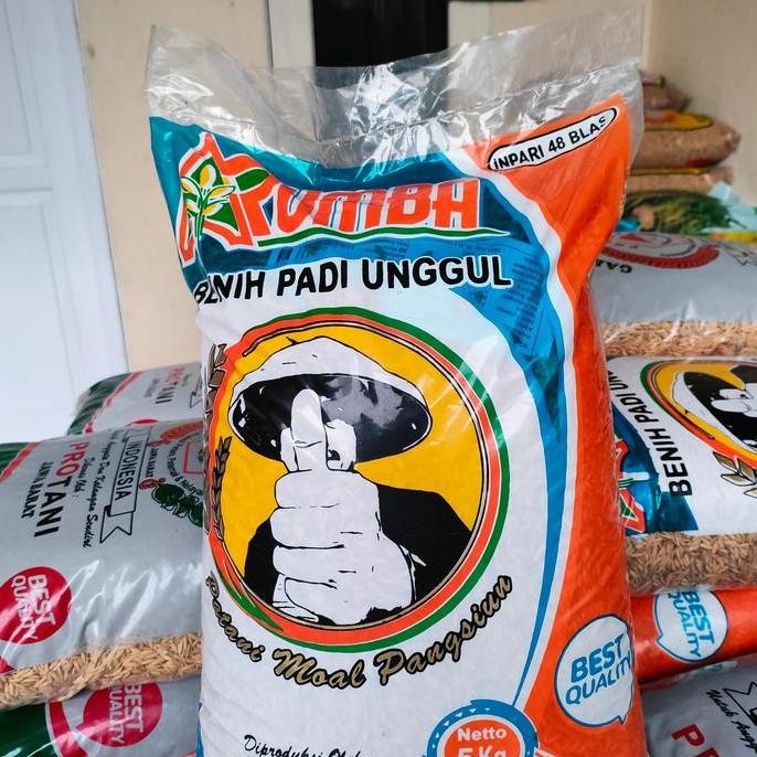 

Terlaris Benih Padi Inpari 48 Blast Bersertifikat Label Biru