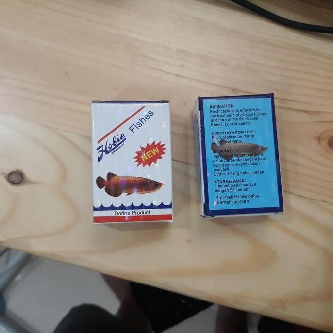 Terlaris Pil Hobie Original Asli Obat Vitamin Ikan Untuk Ikan Arwana
