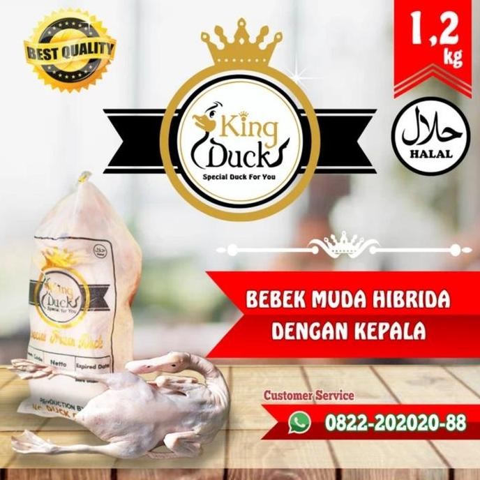 

[1.2KG] Daging Bebek Fresh/Frozen Hibrida Muda