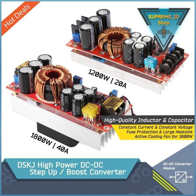 High Power DC-DC Step Up Boost Converter | 1200W 20A