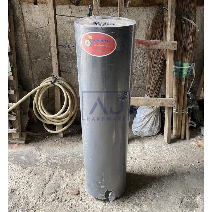 Penutup Pagar Rumah Fiber Garis Plastik Tebal 1.2 Mm Tinggi 1.2 M Roll