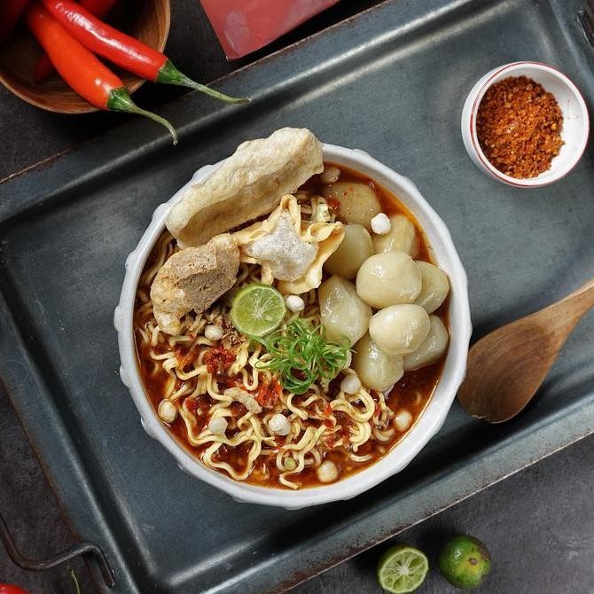 

CIKEMAM - PAKET BUNDLING 2 ( Seblak & Baso Aci ) Khas Bandung food pedas kuah sambal makanan Bawang Chili Instan Mie Ayam Soto