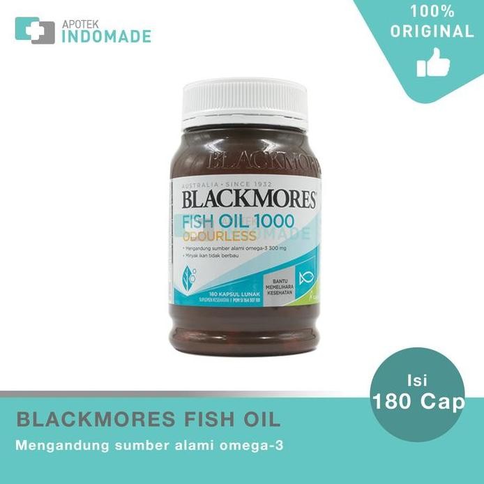 

Terlaris Blackmores Odourless Fish Oil 1000 Iu - Suplemen Minyak Ikan / Vitamin Omega 3
