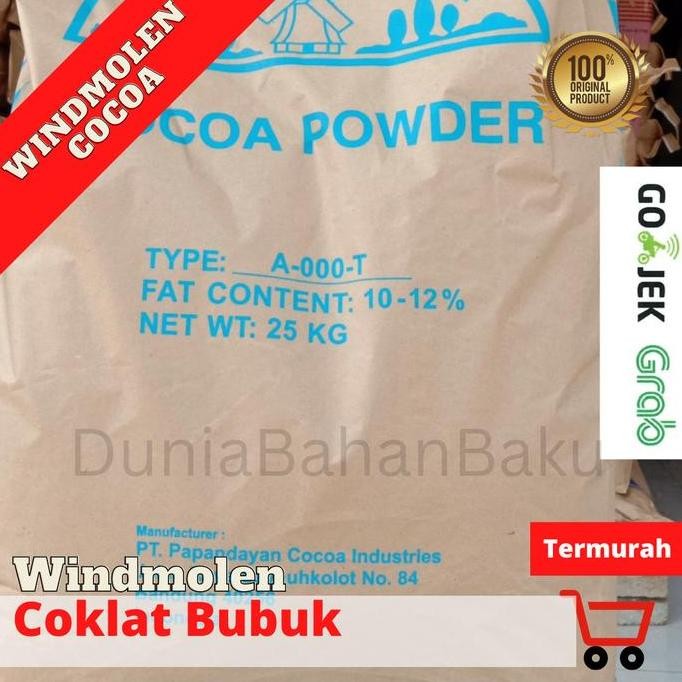 

COKLAT BUBUK WINDMOLEN COCOA POWDER 1KG ASLI 100% | Kemasan ALU