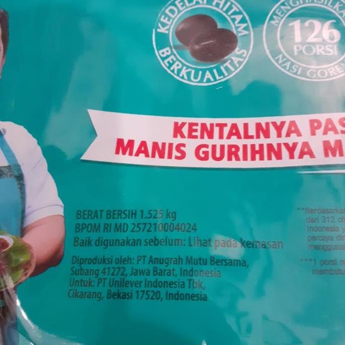 

Kecap Manis Bango 1.525 kg