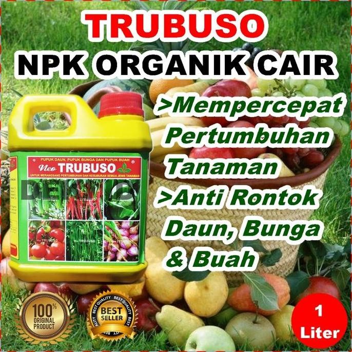 

Terlaris Trubuso 1000 Ml Poc Pupuk Organik Cair Buah Lebat Bunga Sayuran Dan Tanaman Hias Zpt Npk