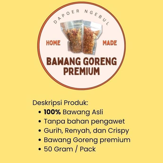 

BAWANG GORENG PAKET BUNDLING ISI 3 PACK BAWANG GORENG+TERI BAWANG+TERI KACANG HOMEMADE