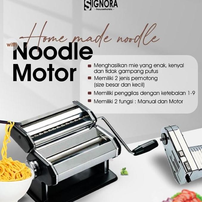 NEW Noodle Maker Motor Signora/Mesin pembuat Mie