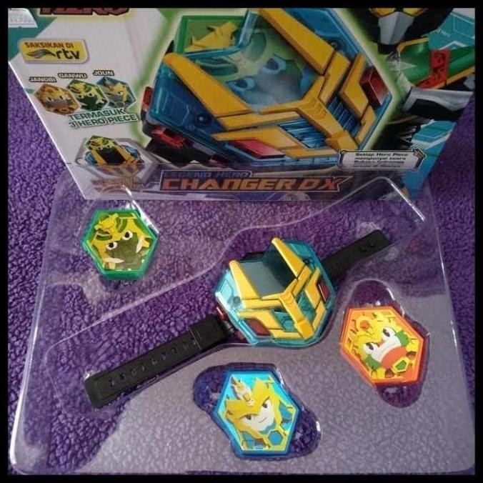 Miliki Mainan Legend Hero Changer Dx Deluxe Original Jam Tangan Anak Rtv/ Sni