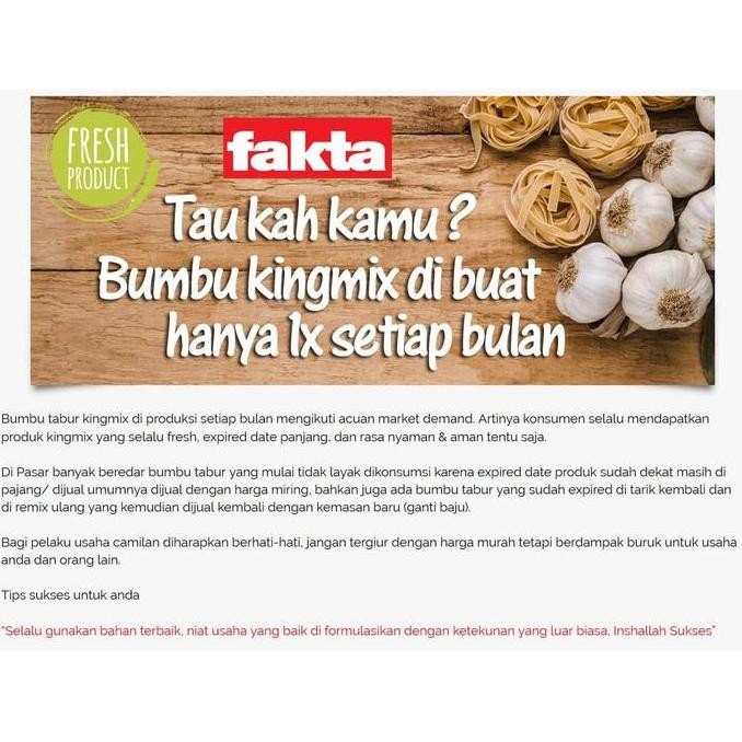 

Bumbu Coklat Tabur KINGMIX 1 KG