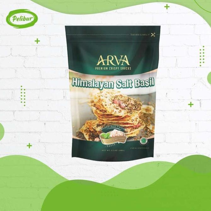 

Keripik Tempe Arva Himalayan Salt Basil Enak 80g Black