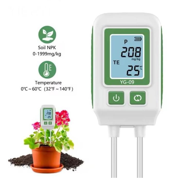 

Terlaris Alat Ukur Npk Pupuk Kesuburan Tanah Digital 4 In 1 Npk Analyser Meter 0-1999Mg/Kg Nitrogen Phosphorus Potassium Suhu Detector Kesuburan Tester