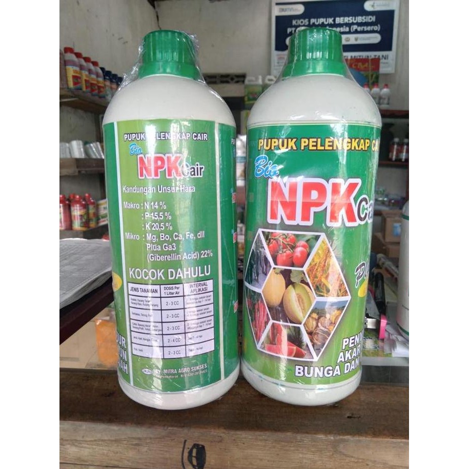 

Terlaris Pupuk Bio Npk Cair 1000Ml