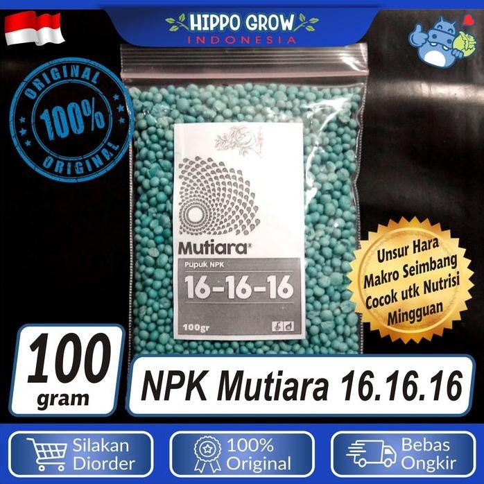 

Terlaris Pupuk Npk Mutiara 16-16-16 Original Repack 100Gr