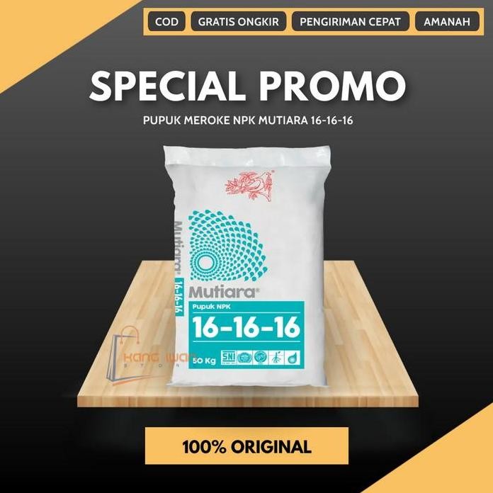 

Terlaris Termurah Meroke Mutiara Npk 16.16.16 Pupuk Makro Majemuk