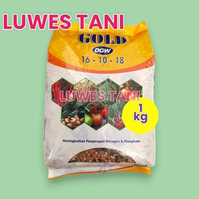 

Terlaris Pupuk Npk Gold Dgw 16-10- 18 Asli Kemasan Pabrik Bukan Repack