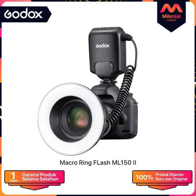 Macro Ring Flash Godox Ml150Ii Ml150 Ii Ml 150Ii New Stok