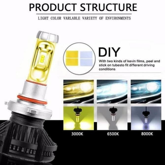 New Bolham Lampu Depan Mobil LIVINA/GRAND LIVINA Led X3 H11 H4 Universal