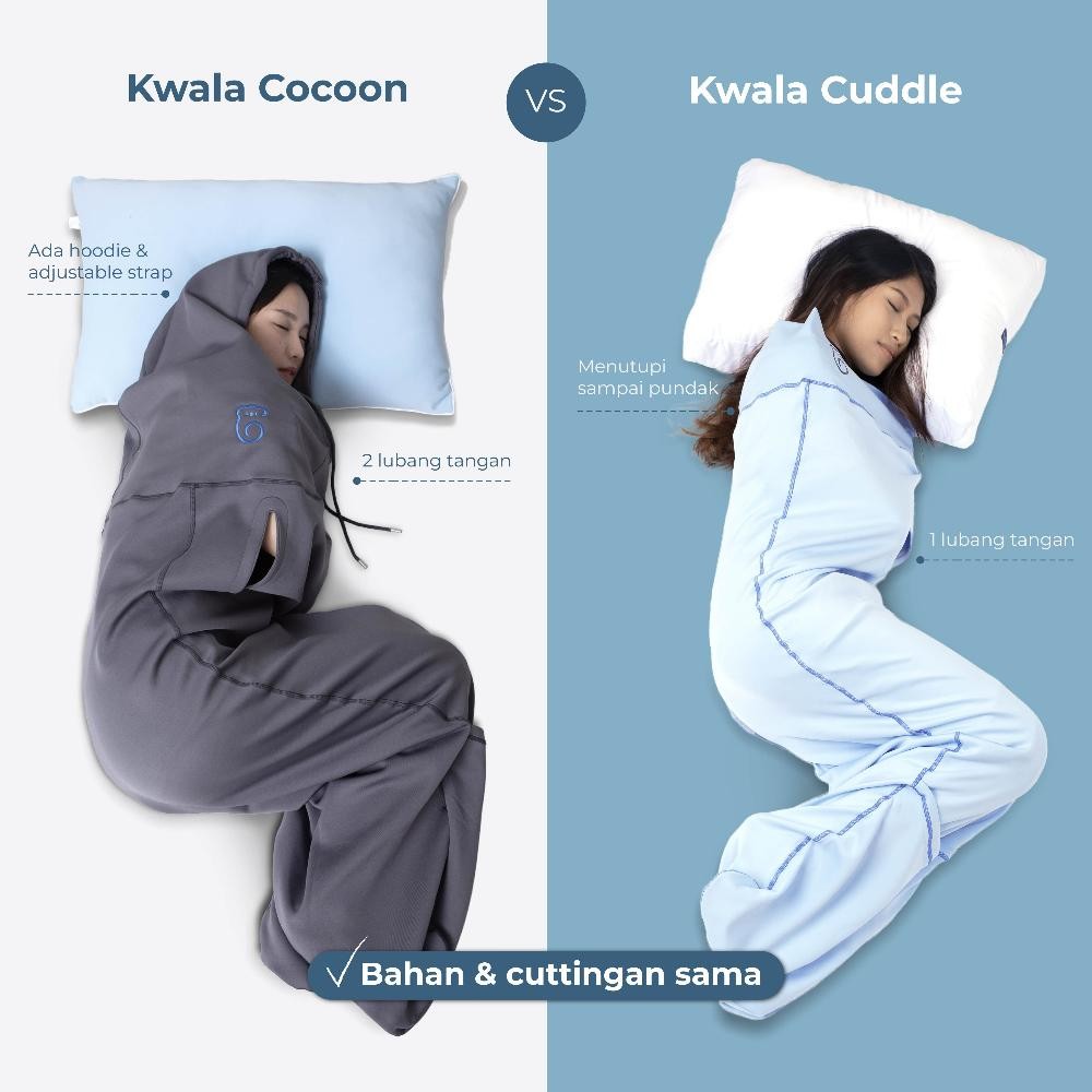 PJ KWALA Cocoon | Selimut Bedong | Selimut Dewasa | Selimut Travel | Selimut Hoodie