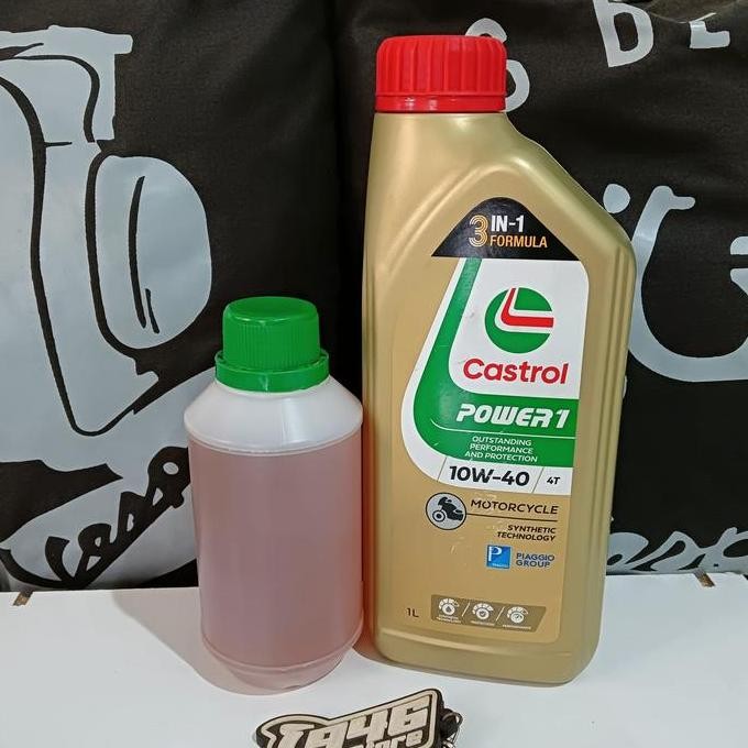 Paket Oli Mesin Vespa Sprint / Primavera / Lx / S / Gts 3V Iget 1300Ml Terbaru