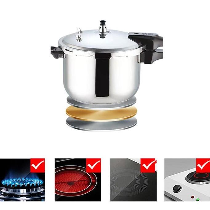 Miliki Moegen Presto Stainless Steel 12 Liter Pressure Cooker