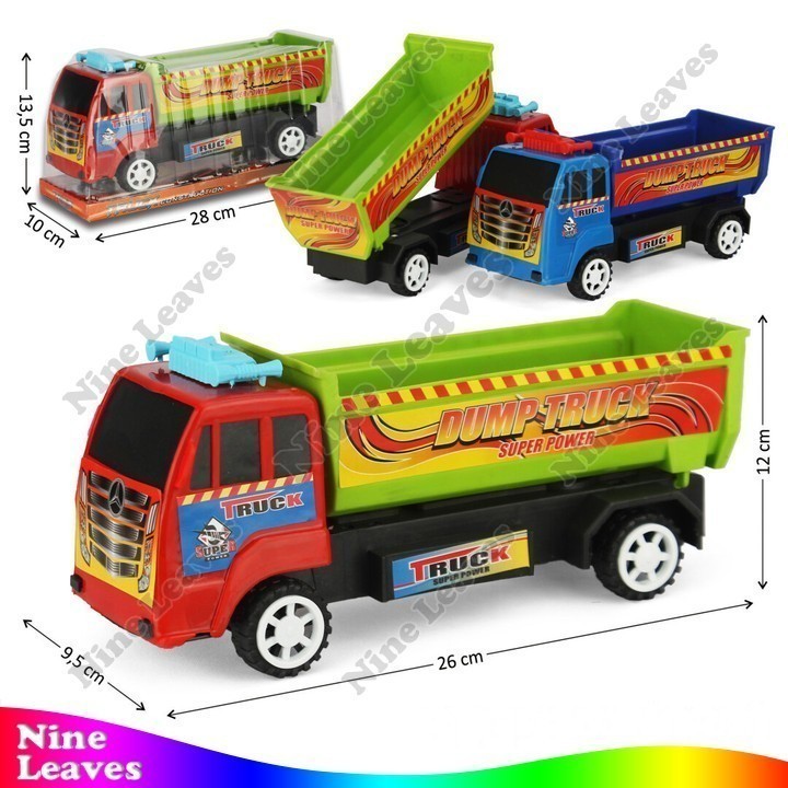Mainan Anak Truk Dump Truk Tangki 26 cm Friction Truck